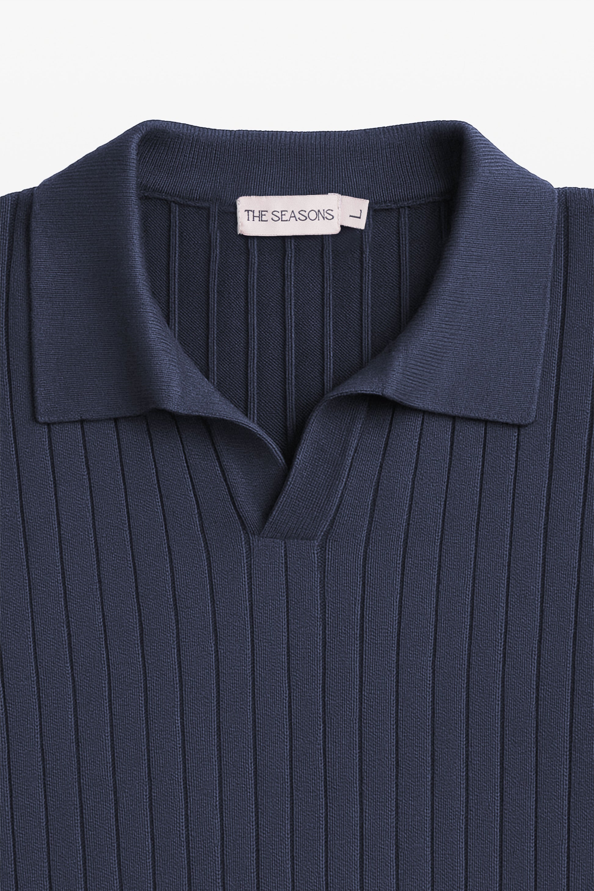 Marine Polo mockup closeup shot from The Seasons