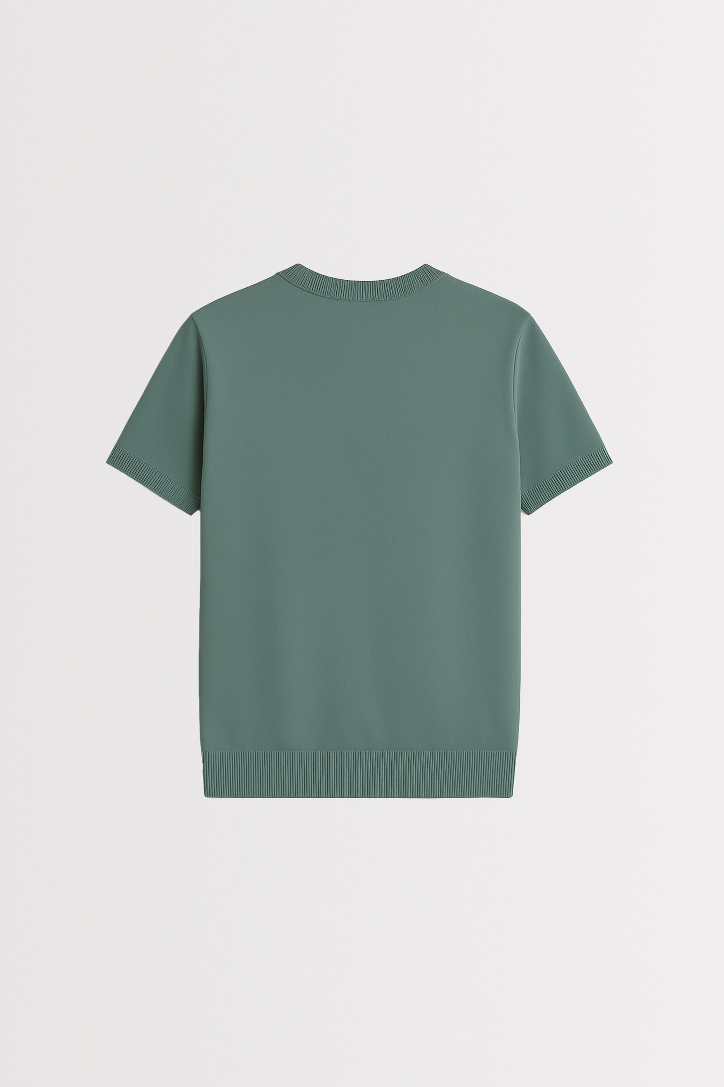 Sage Crewneck back mockup shot from The Seasons