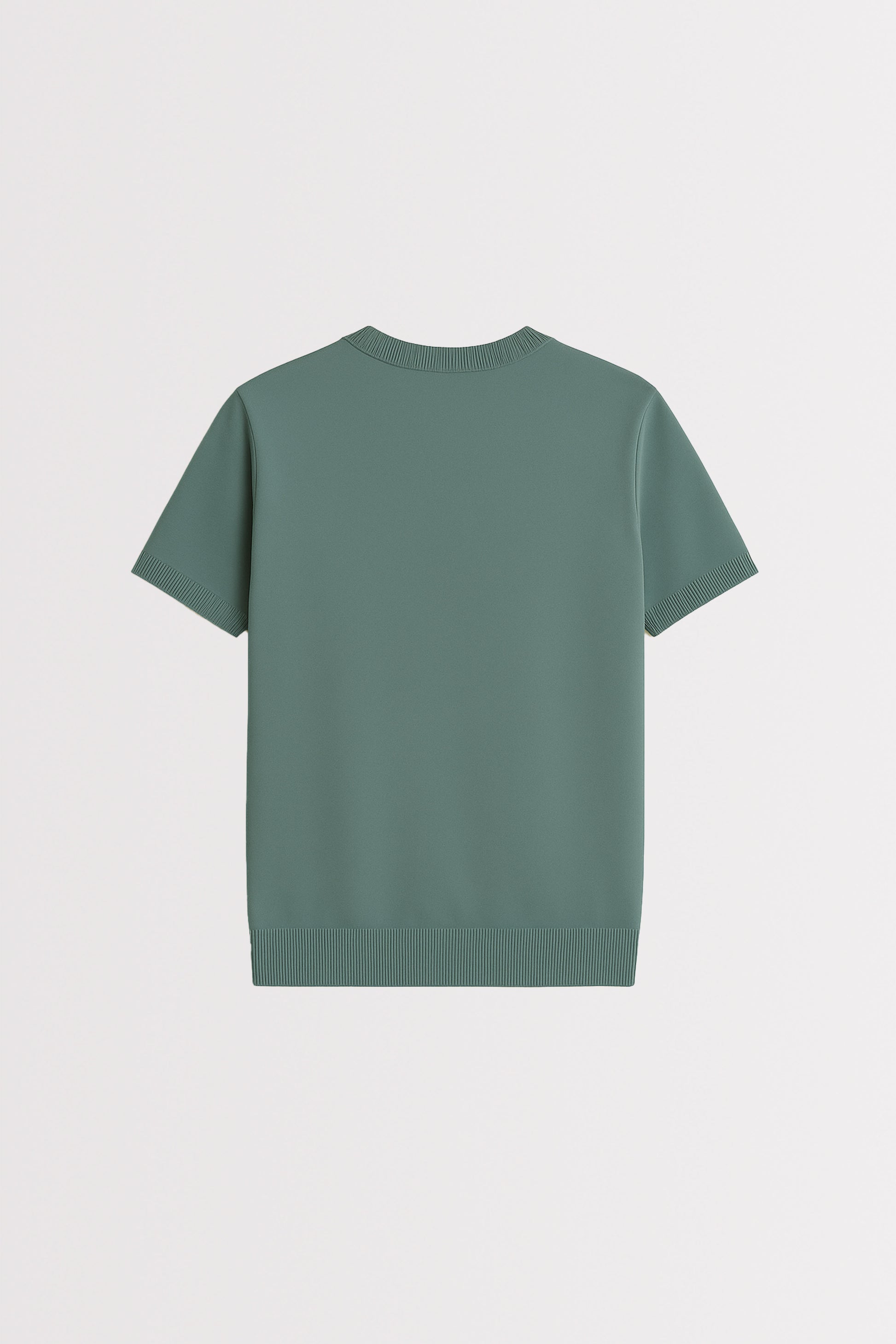 Sage Crewneck back mockup shot from The Seasons